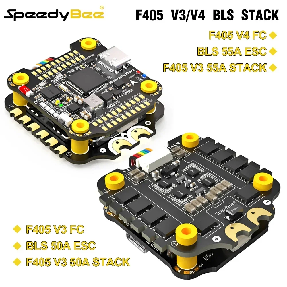 SpeedyBee F405 V3/V4 FC ESC ст – обзор и цена Speedybee F405 V4 Bls 55A Stack